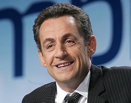 Le petit Nicolas Sarkozy satisfait